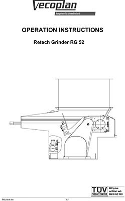 Shredder - Vecoplan -Retech Grinder
