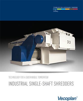 Vecoplan Industrial Single Shaft Shredders Brochure - Cover
